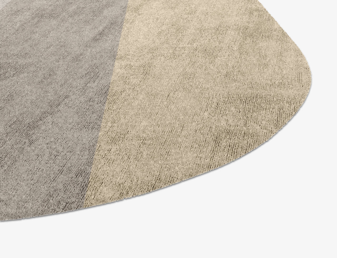 Beamish  Oblong Hand Knotted Bamboo Silk Custom Rug by Rug Artisan