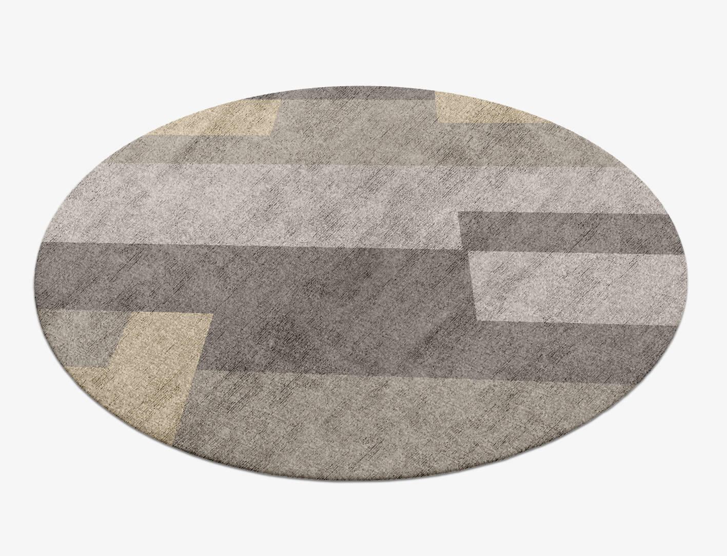 Beamish  Round Hand Knotted Bamboo Silk Custom Rug by Rug Artisan