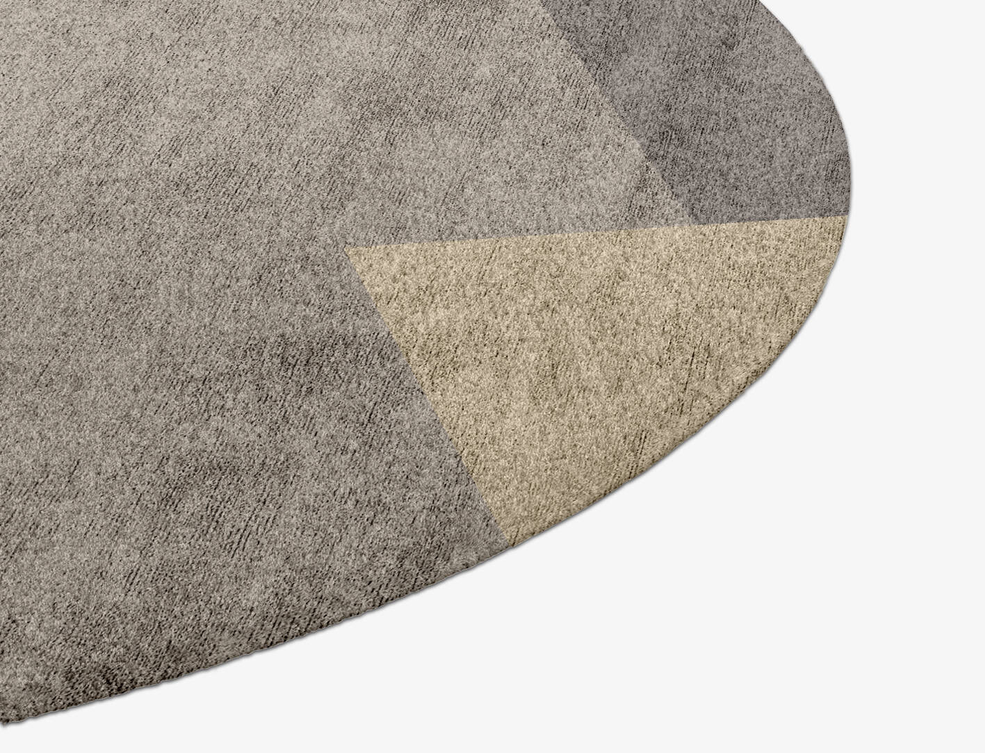 Beamish  Round Hand Knotted Bamboo Silk Custom Rug by Rug Artisan