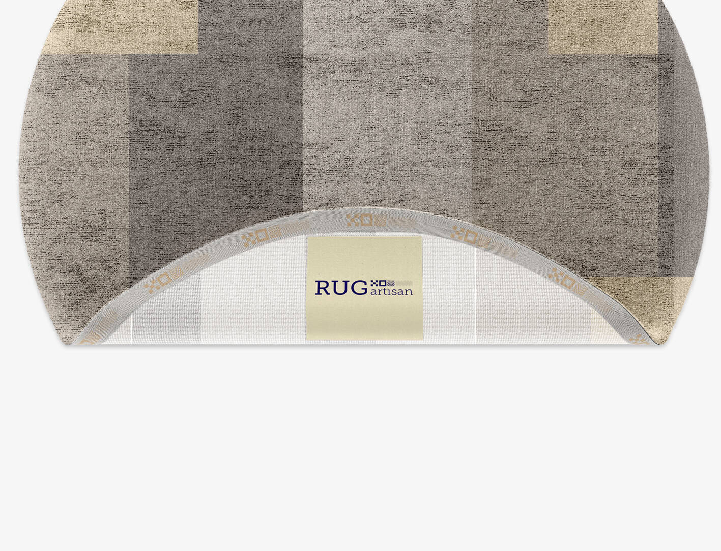 Beamish  Round Hand Knotted Bamboo Silk Custom Rug by Rug Artisan