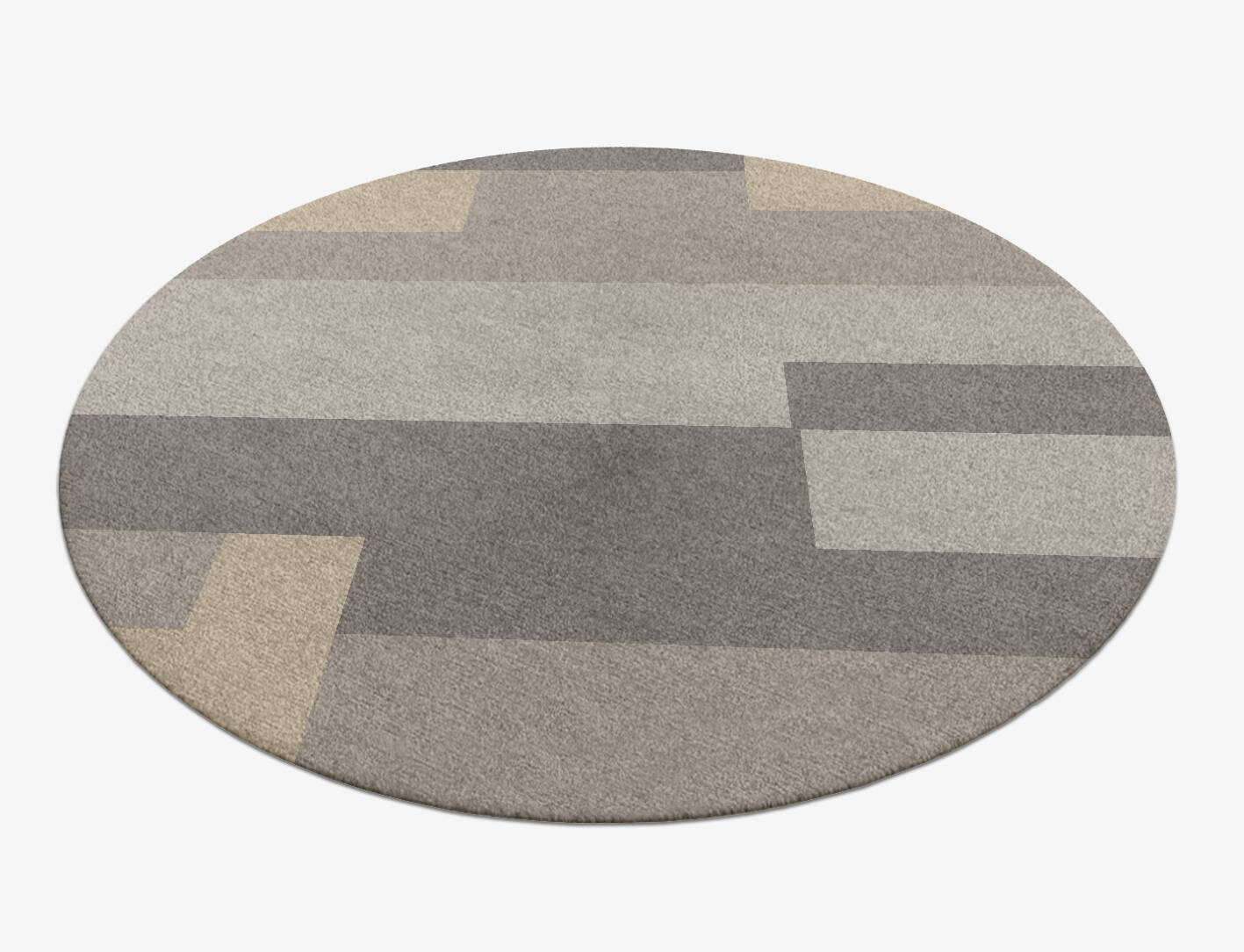 Beamish  Round Hand Knotted Tibetan Wool Custom Rug by Rug Artisan