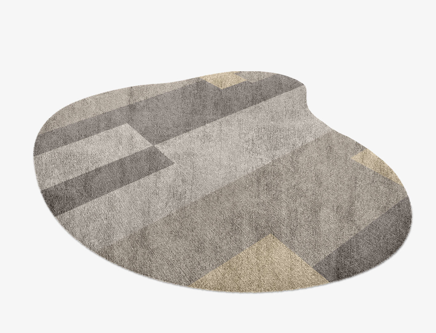 Beamish  Splash Hand Knotted Bamboo Silk Custom Rug by Rug Artisan
