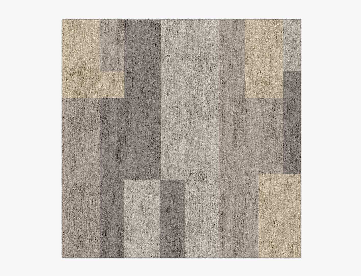 Beamish  Square Hand Knotted Bamboo Silk Custom Rug by Rug Artisan
