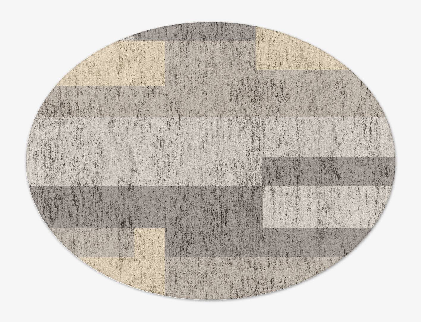 Beamish  Oval Hand Tufted Bamboo Silk Custom Rug by Rug Artisan