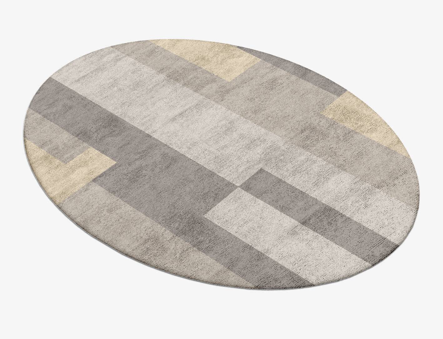 Beamish  Oval Hand Tufted Bamboo Silk Custom Rug by Rug Artisan