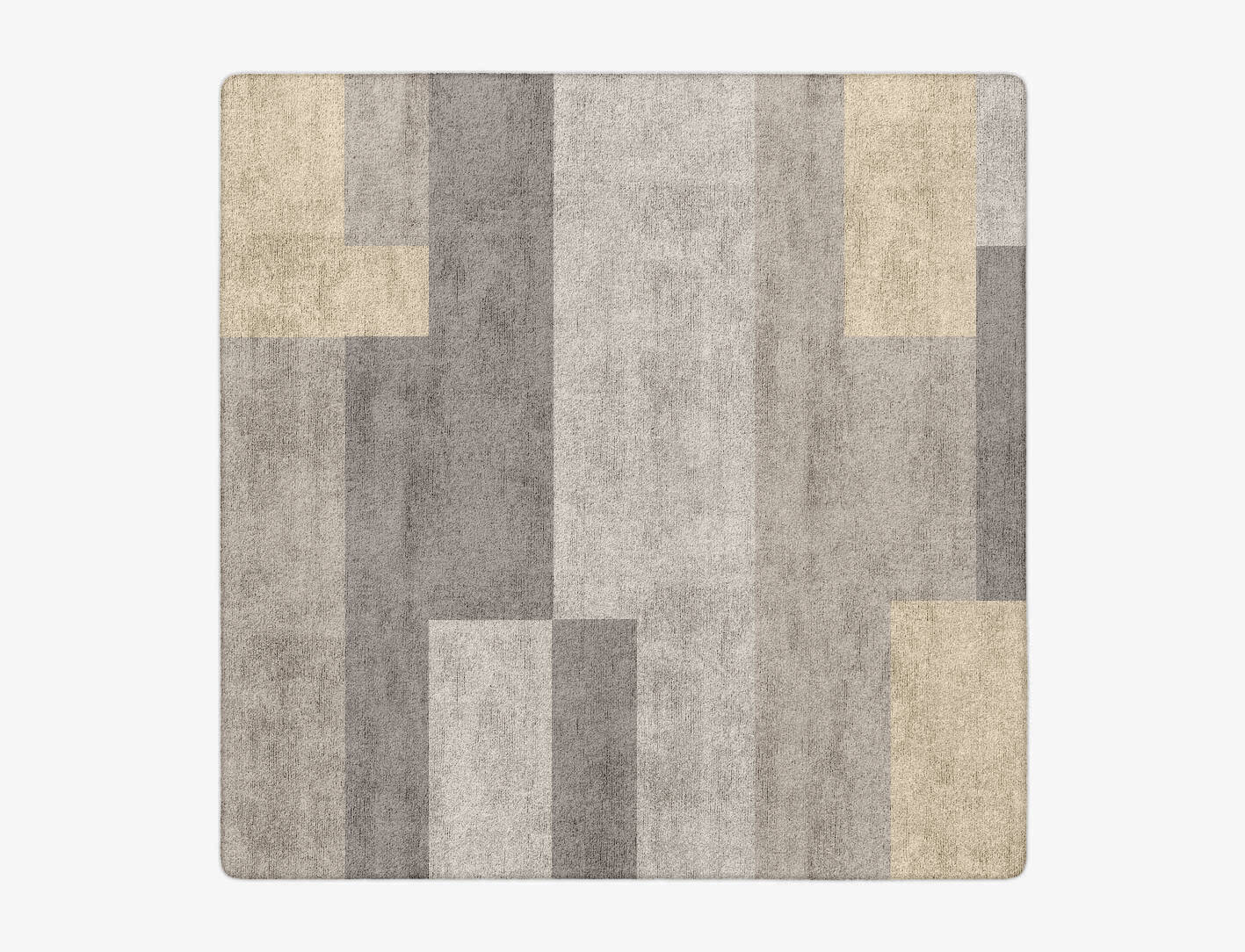 Beamish  Square Hand Tufted Bamboo Silk Custom Rug by Rug Artisan