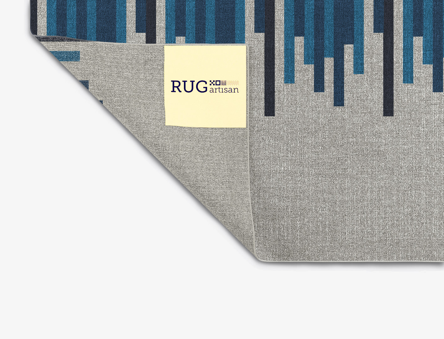 Beats Geometric Square Flatweave New Zealand Wool Custom Rug by Rug Artisan