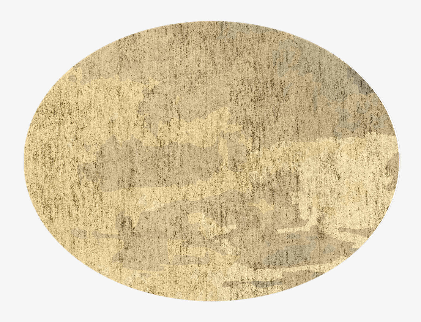Bedford Gradation Oval Hand Knotted Bamboo Silk Custom Rug by Rug Artisan