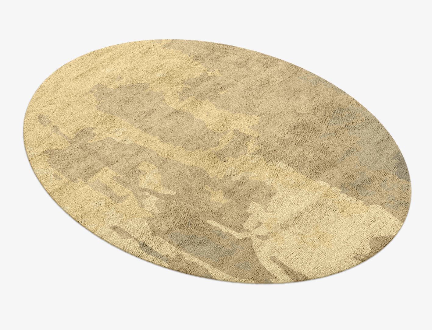Bedford Gradation Oval Hand Knotted Bamboo Silk Custom Rug by Rug Artisan