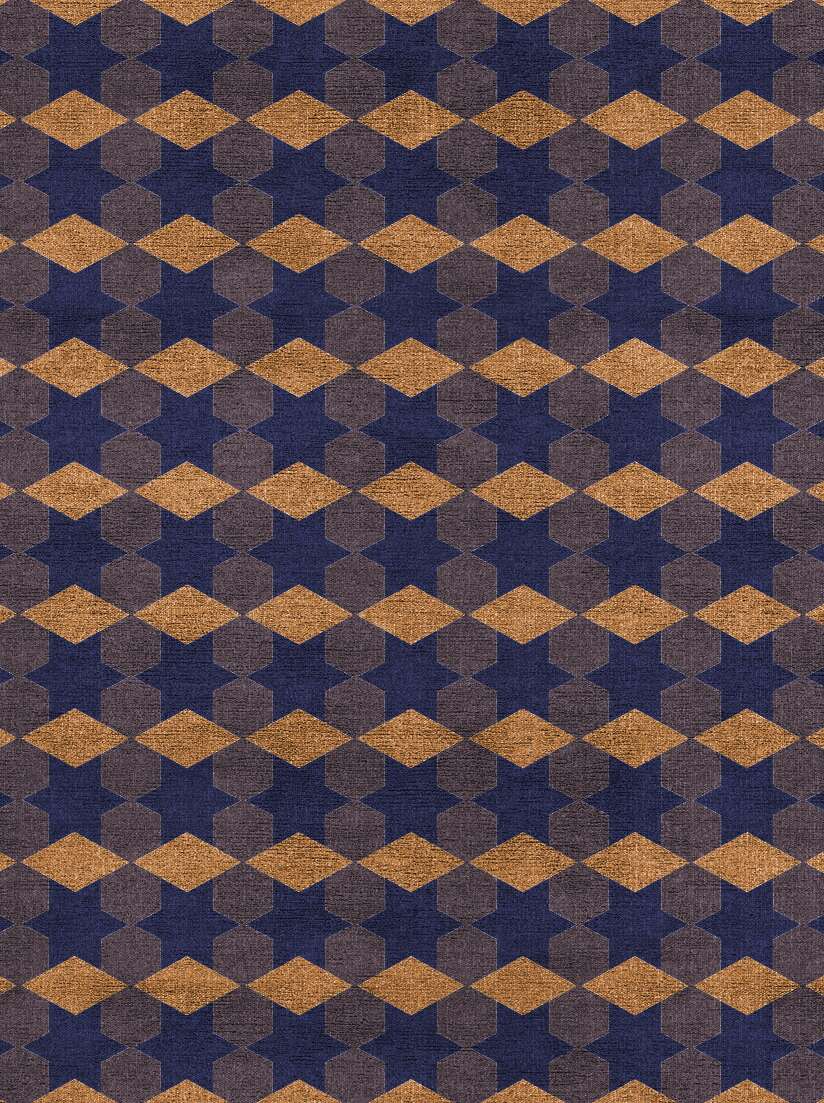 Bedrock Geometric Rectangle Flatweave Bamboo Silk Custom Rug by Rug Artisan