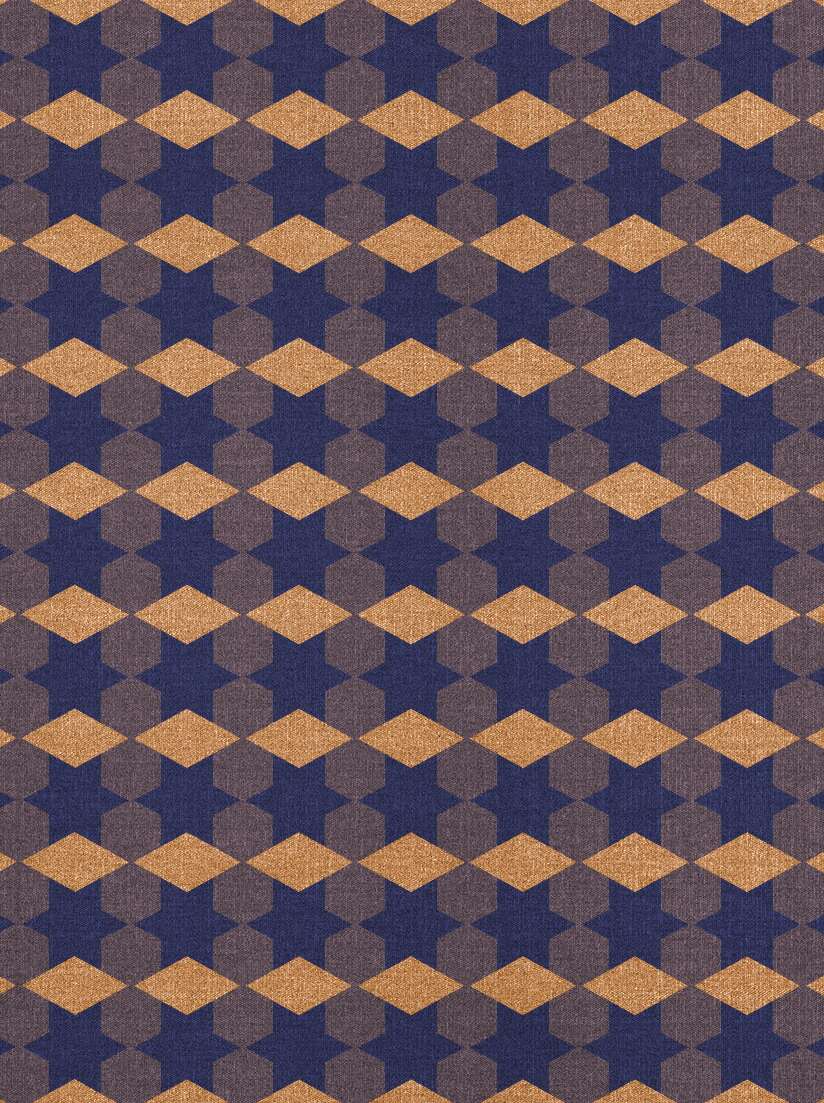 Bedrock Geometric Rectangle Flatweave New Zealand Wool Custom Rug by Rug Artisan