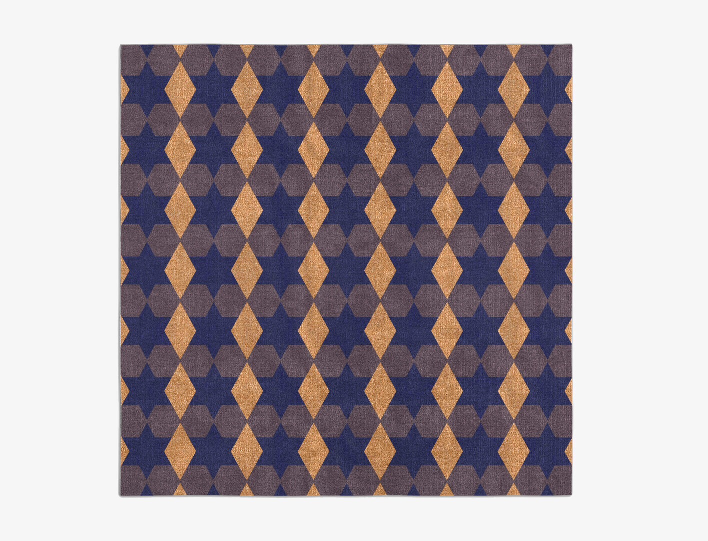 Bedrock Geometric Square Flatweave New Zealand Wool Custom Rug by Rug Artisan