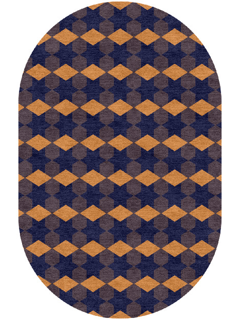 Bedrock Geometric Capsule Hand Knotted Tibetan Wool Custom Rug by Rug Artisan