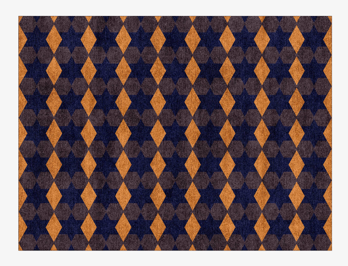 Bedrock Geometric Rectangle Hand Knotted Bamboo Silk Custom Rug by Rug Artisan
