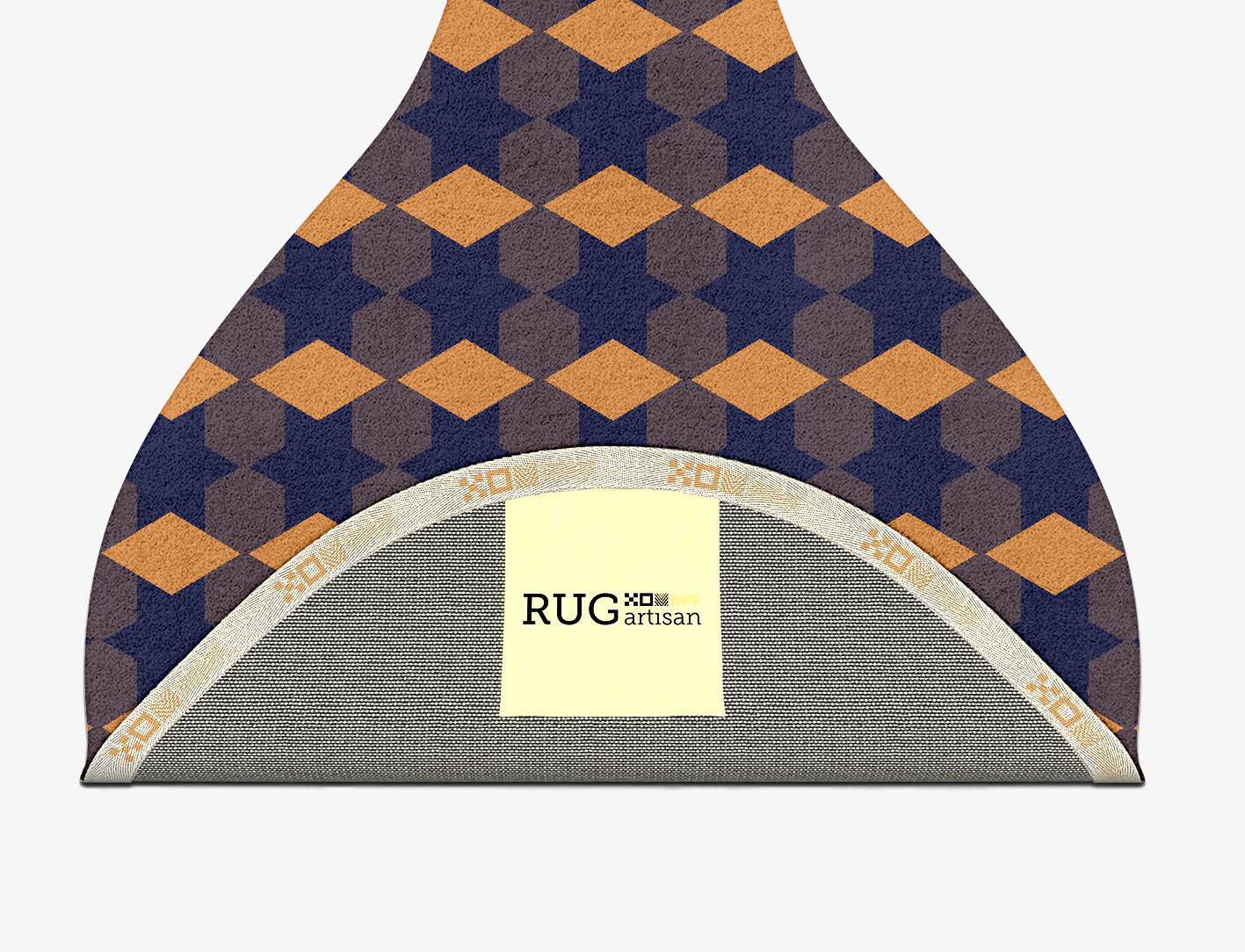 Bedrock Geometric Drop Hand Tufted Pure Wool Custom Rug by Rug Artisan