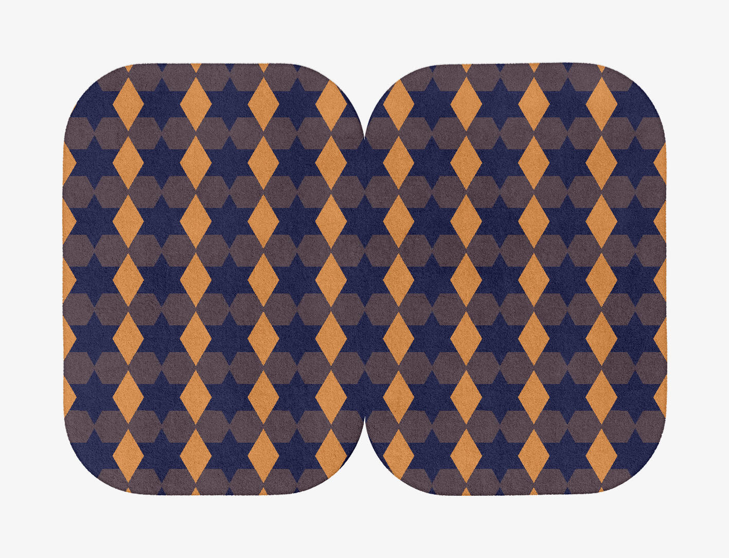 Bedrock Geometric Eight Hand Tufted Pure Wool Custom Rug by Rug Artisan