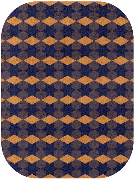 Bedrock Geometric Oblong Hand Tufted Pure Wool Custom Rug by Rug Artisan