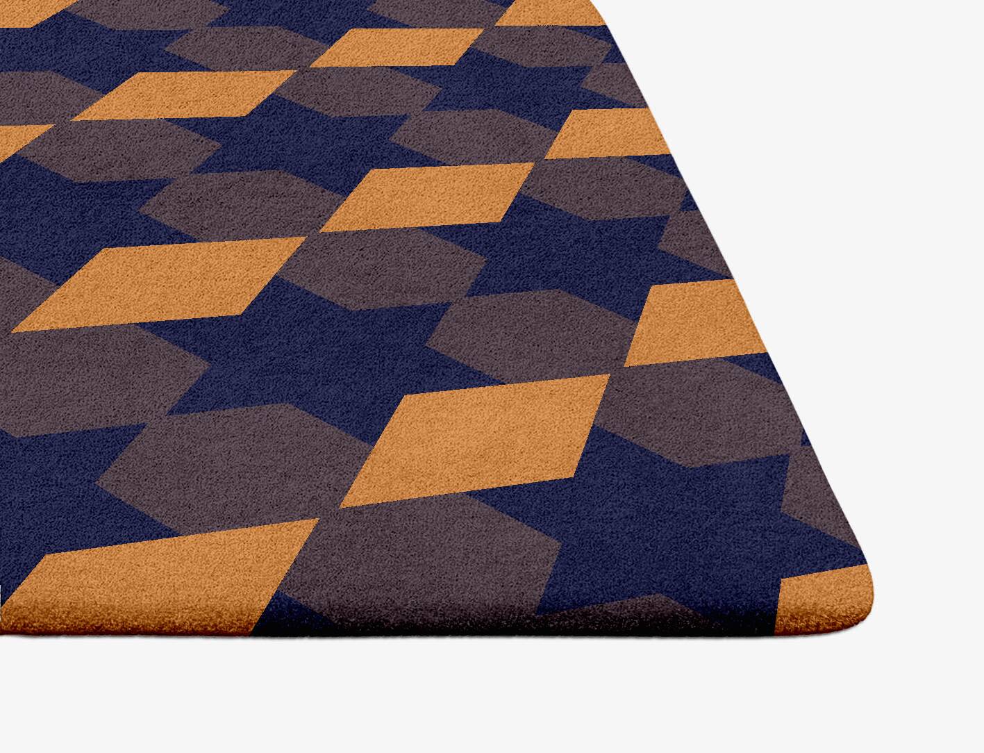 Bedrock Geometric Ogee Hand Tufted Pure Wool Custom Rug by Rug Artisan