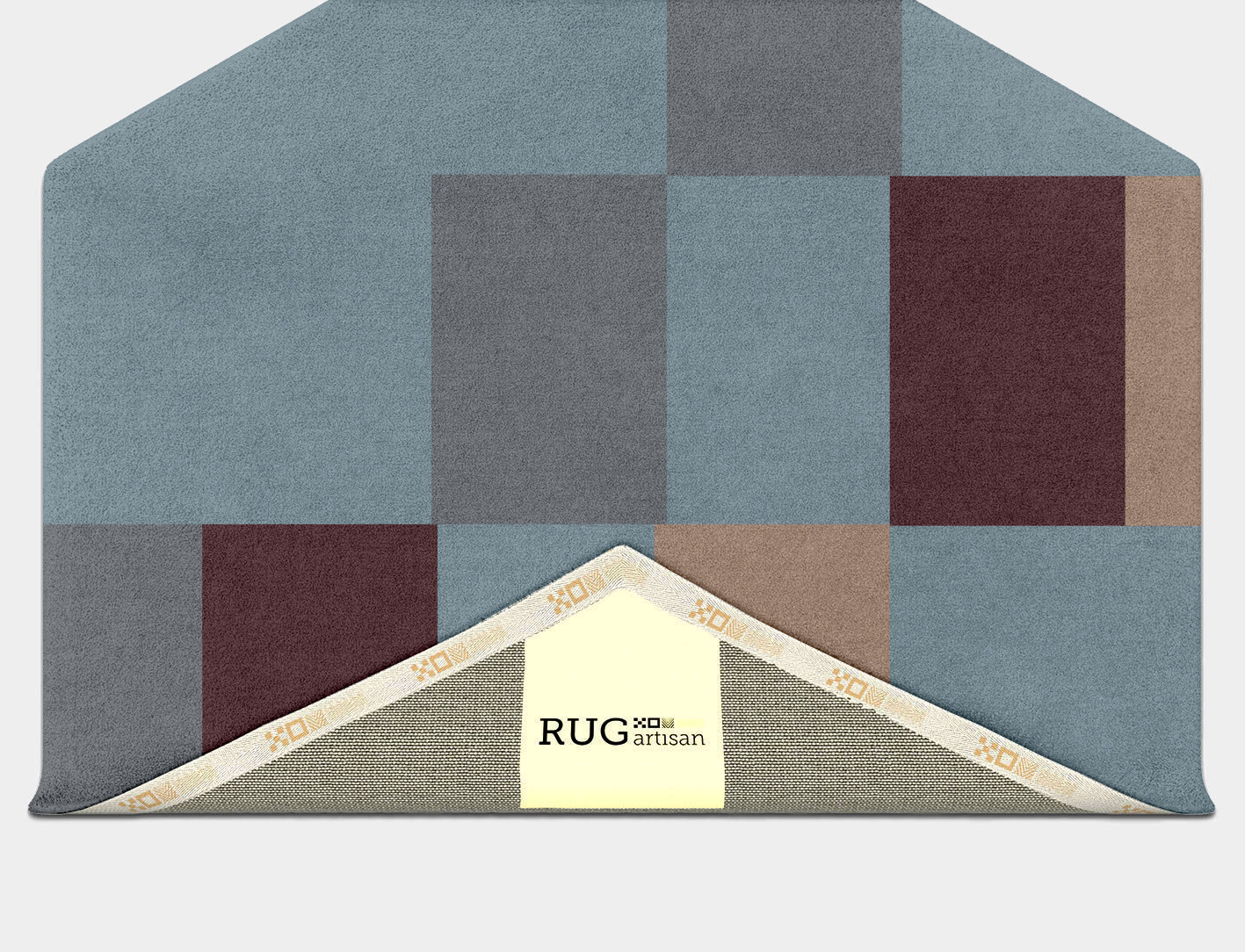 Beetle Geometric Hexagon Hand Tufted Pure Wool Custom Rug by Rug Artisan