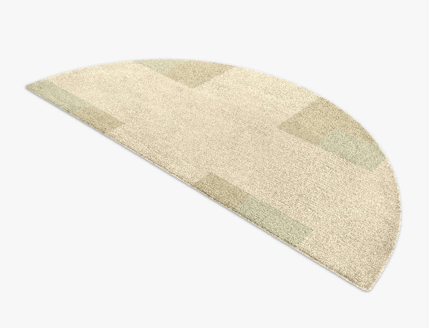 Beni  Halfmoon Hand Knotted Tibetan Wool Custom Rug by Rug Artisan