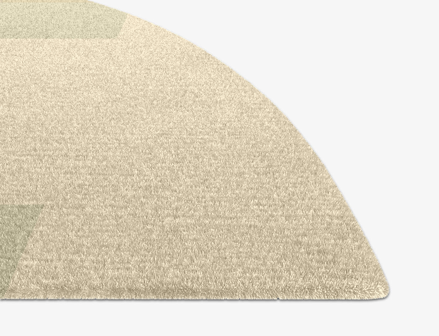 Beni  Halfmoon Hand Knotted Tibetan Wool Custom Rug by Rug Artisan