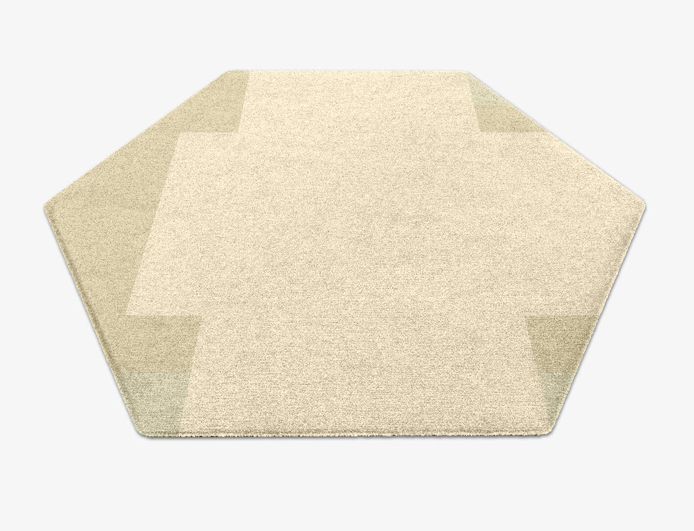 Beni  Hexagon Hand Knotted Tibetan Wool Custom Rug by Rug Artisan