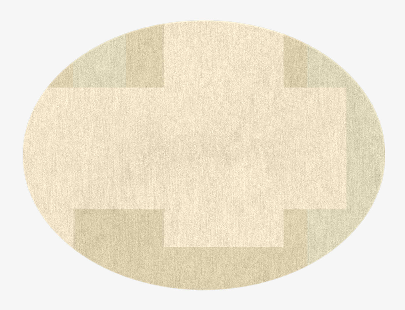 Beni  Oval Hand Knotted Tibetan Wool Custom Rug by Rug Artisan