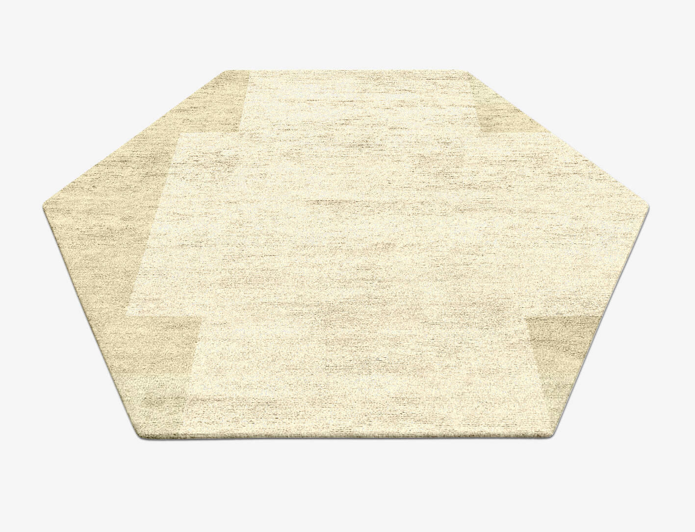 Beni  Hexagon Hand Tufted Bamboo Silk Custom Rug by Rug Artisan