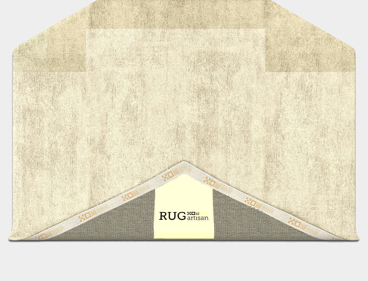 Beni  Hexagon Hand Tufted Bamboo Silk Custom Rug by Rug Artisan