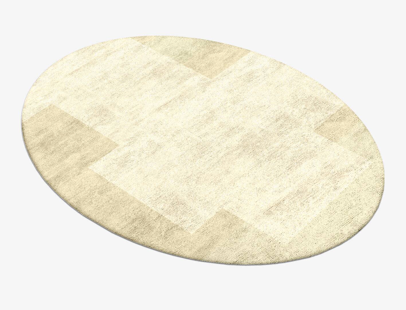 Beni  Oval Hand Tufted Bamboo Silk Custom Rug by Rug Artisan