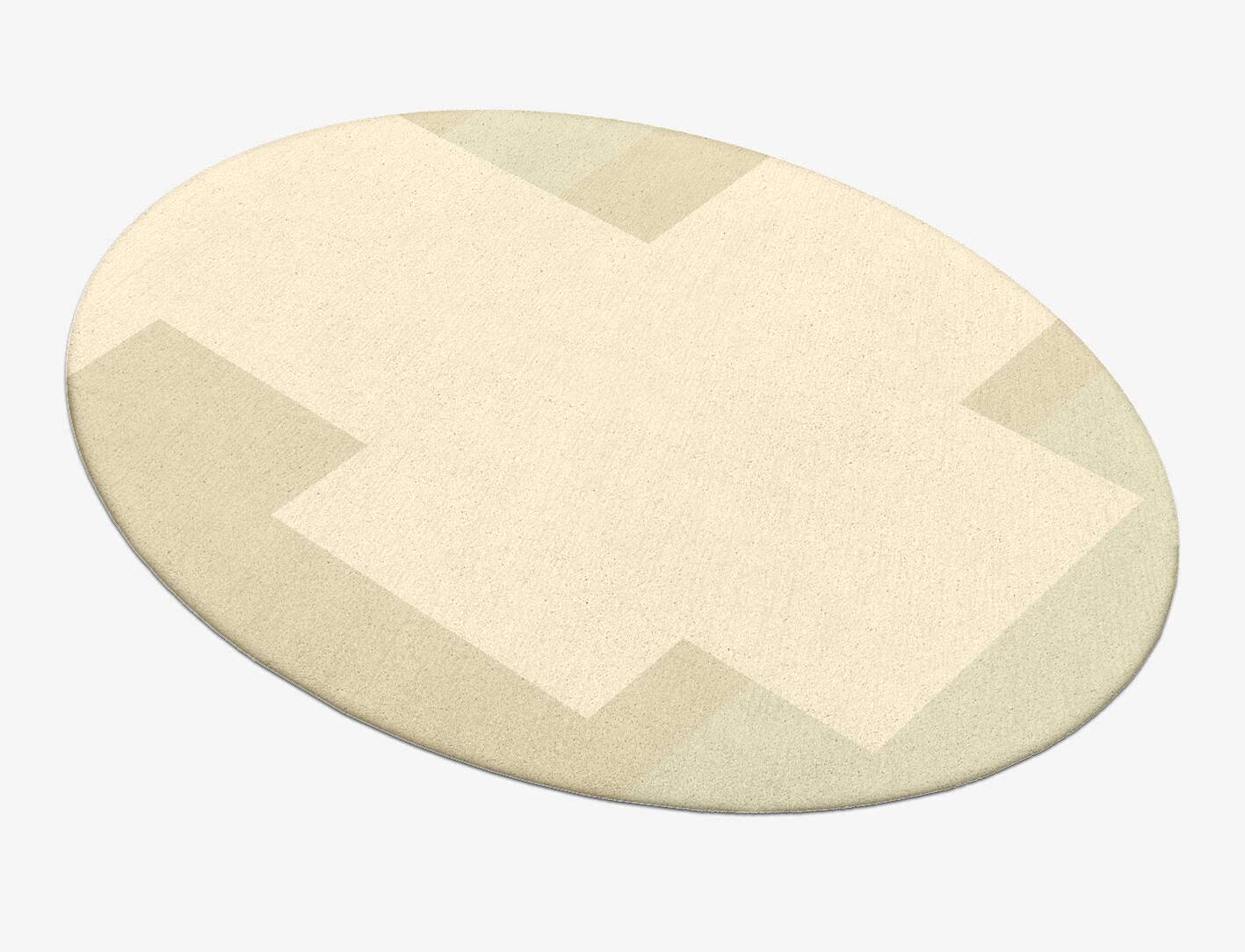 Beni  Oval Hand Tufted Pure Wool Custom Rug by Rug Artisan