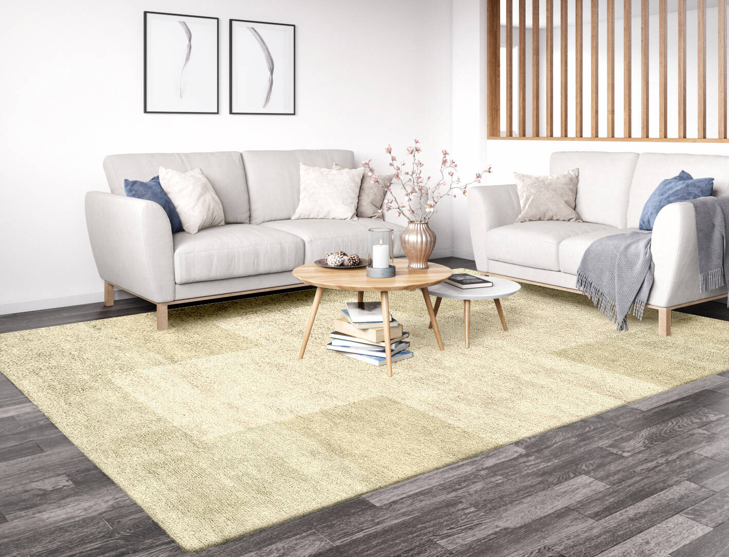 Beni  Rectangle Hand Tufted Bamboo Silk Custom Rug by Rug Artisan