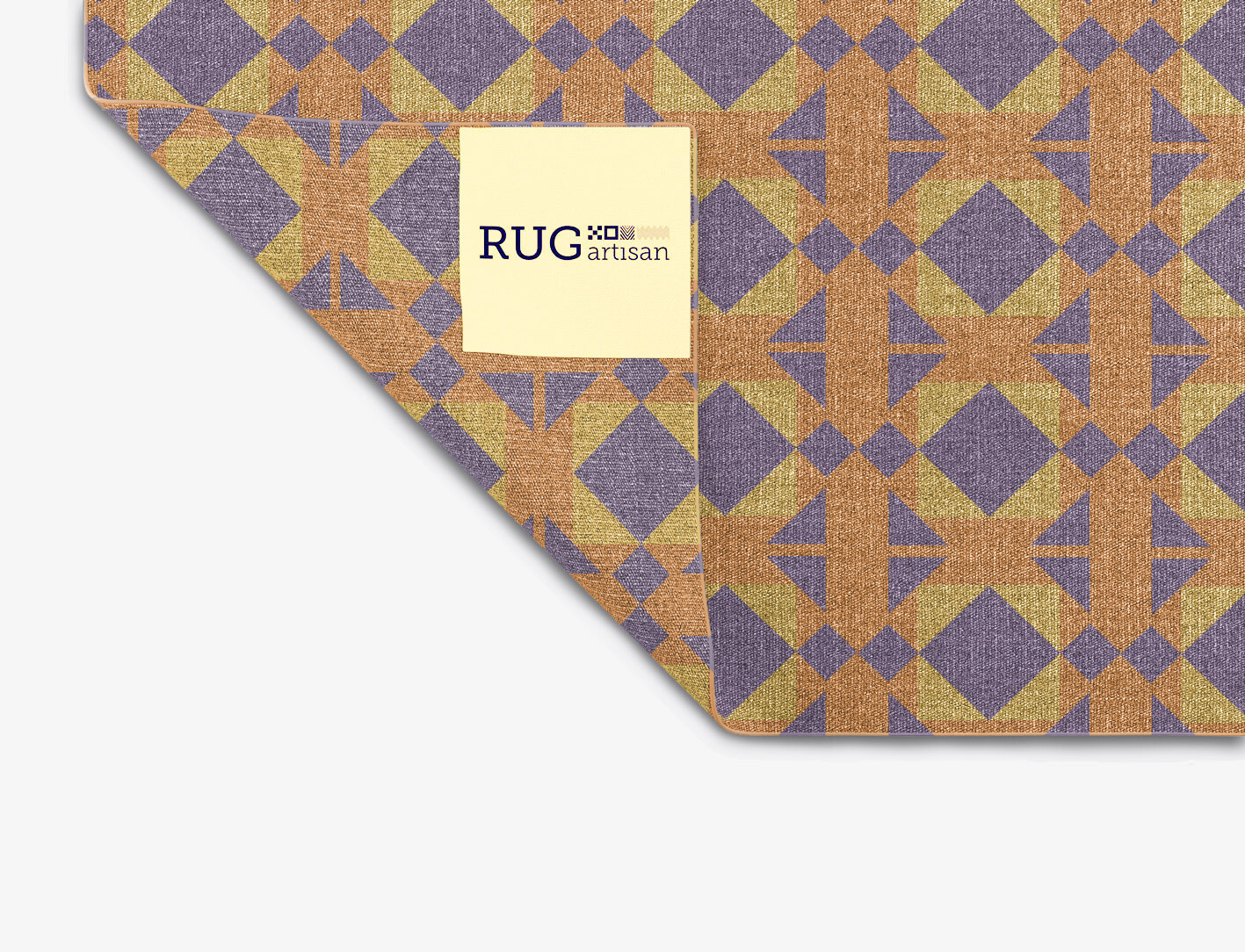 Berber Geometric Rectangle Flatweave New Zealand Wool Custom Rug by Rug Artisan
