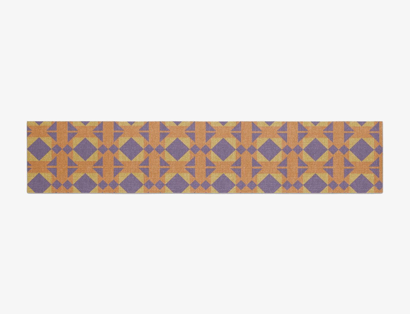 Berber Geometric Runner Flatweave New Zealand Wool Custom Rug by Rug Artisan