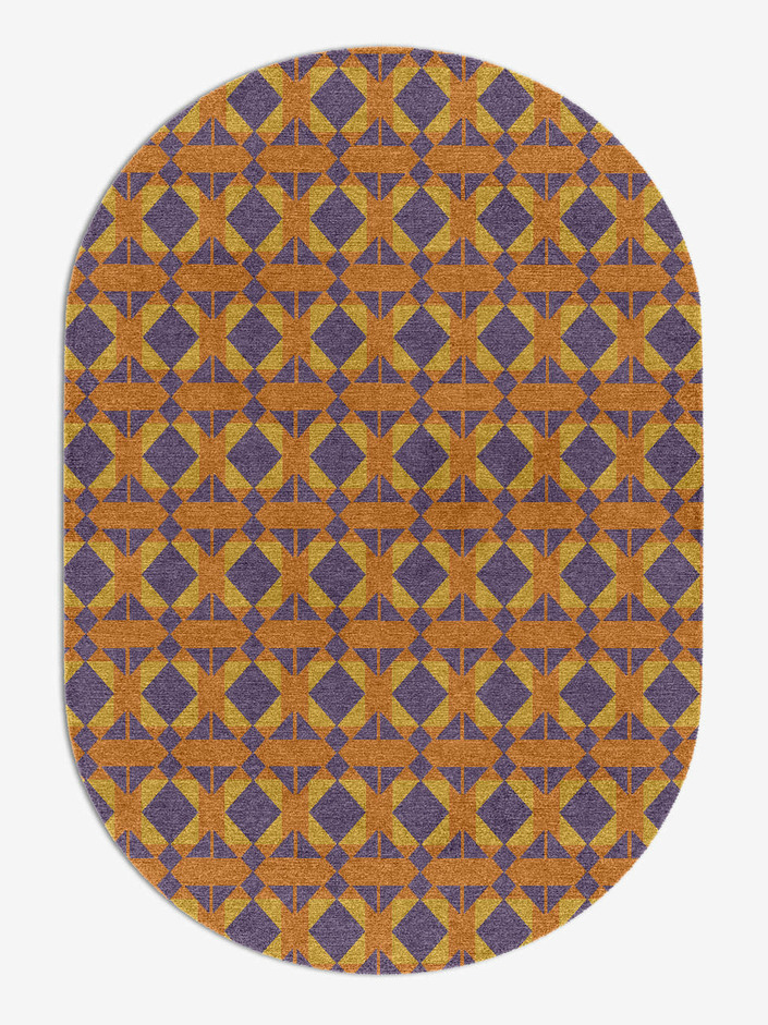 Berber Geometric Capsule Hand Knotted Tibetan Wool Custom Rug by Rug Artisan