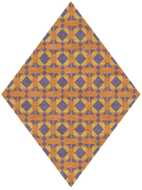 Berber Geometric Diamond Hand Knotted Tibetan Wool Custom Rug by Rug Artisan