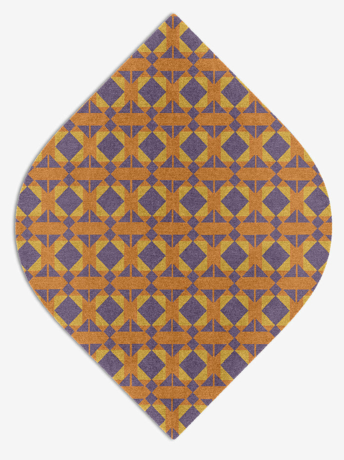 Berber Geometric Ogee Hand Knotted Tibetan Wool Custom Rug by Rug Artisan