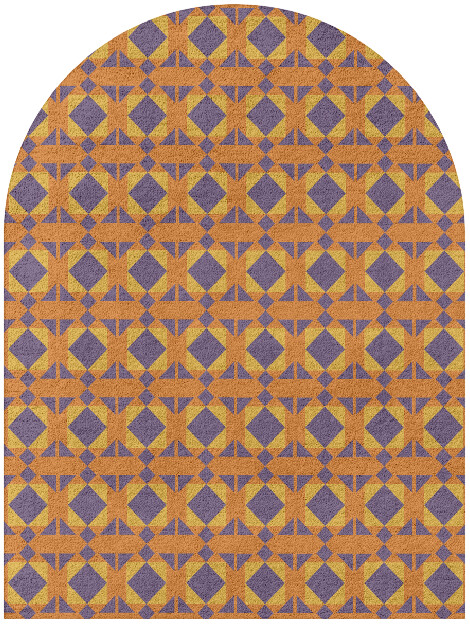 Berber Geometric Arch Hand Tufted Pure Wool Custom Rug by Rug Artisan
