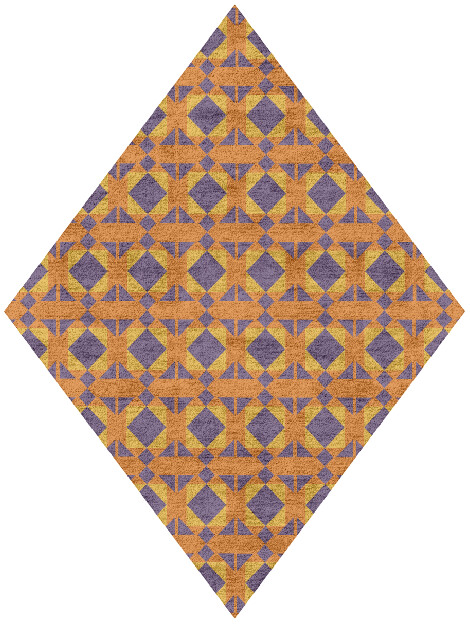 Berber Geometric Diamond Hand Tufted Bamboo Silk Custom Rug by Rug Artisan
