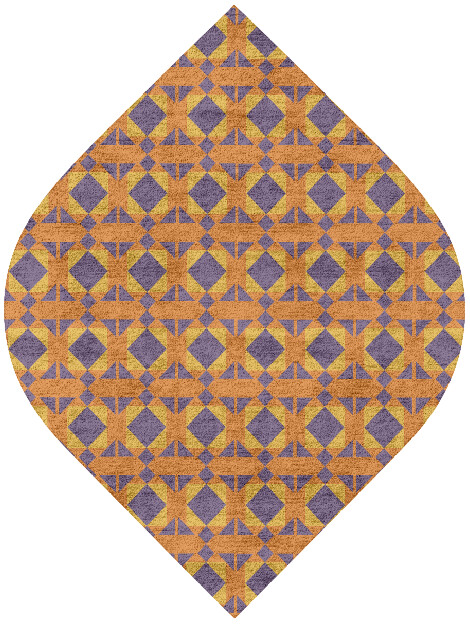 Berber Geometric Ogee Hand Tufted Bamboo Silk Custom Rug by Rug Artisan