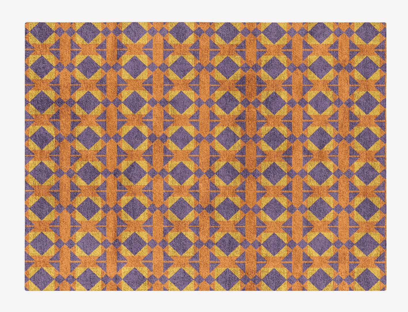 Berber Geometric Rectangle Hand Tufted Bamboo Silk Custom Rug by Rug Artisan