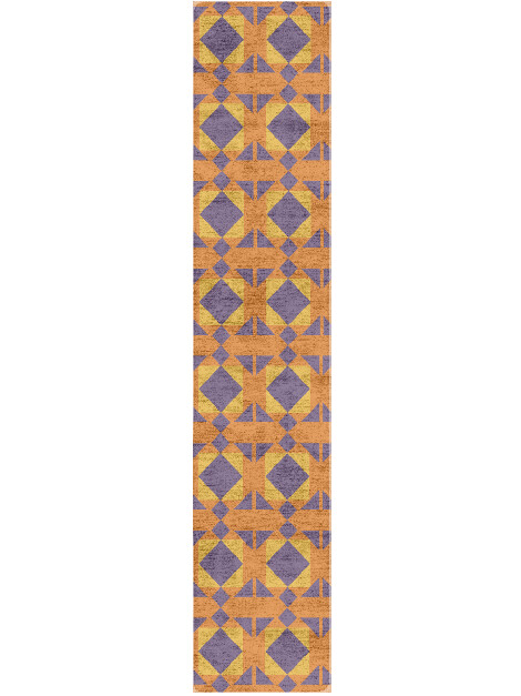 Berber Geometric Runner Hand Tufted Bamboo Silk Custom Rug by Rug Artisan