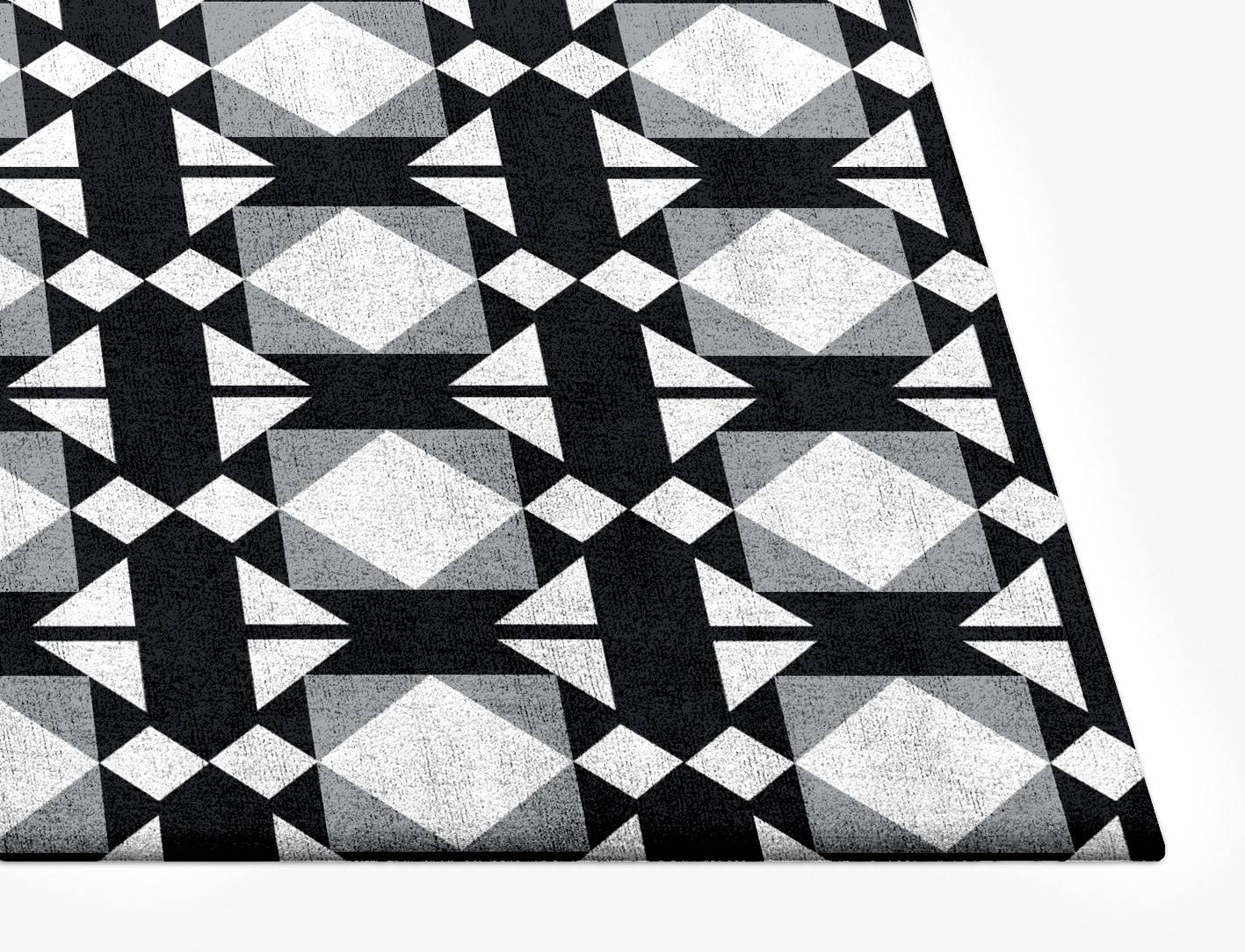 Berber White Monochrome Rectangle Hand Tufted Bamboo Silk Custom Rug by Rug Artisan