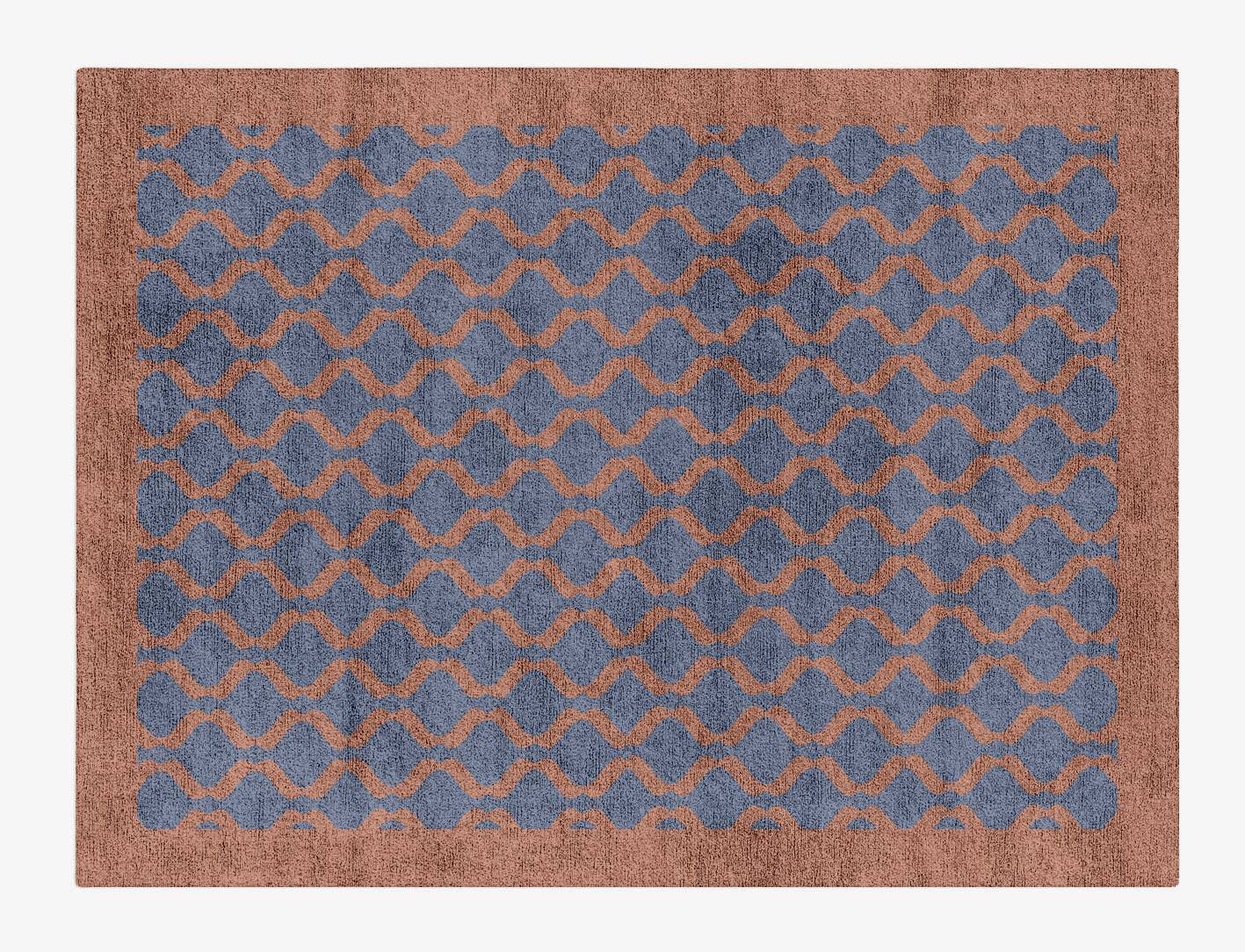 Beryl Geometric Rectangle Hand Tufted Bamboo Silk Custom Rug by Rug Artisan