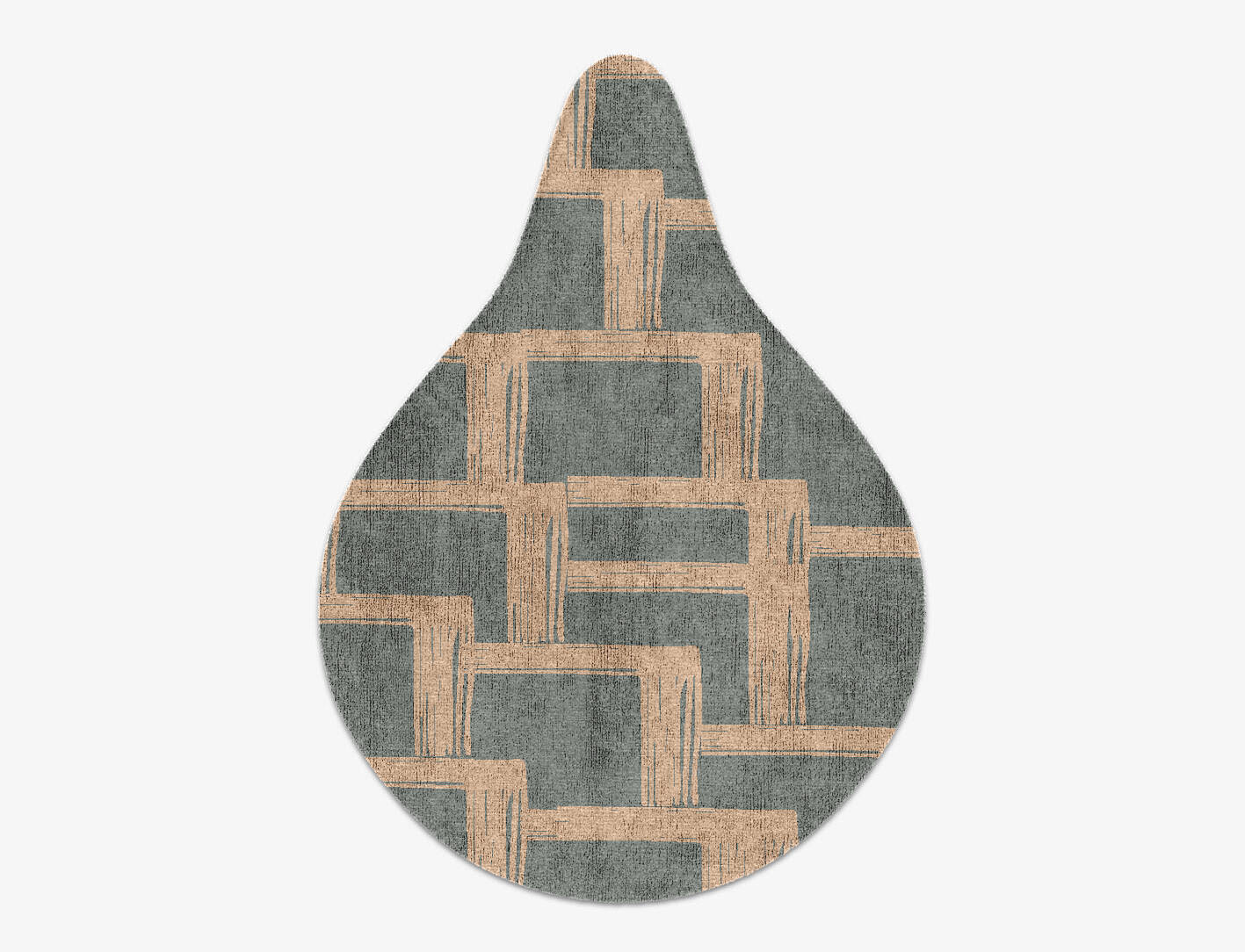 Bestille Minimalist Drop Hand Knotted Bamboo Silk Custom Rug by Rug Artisan