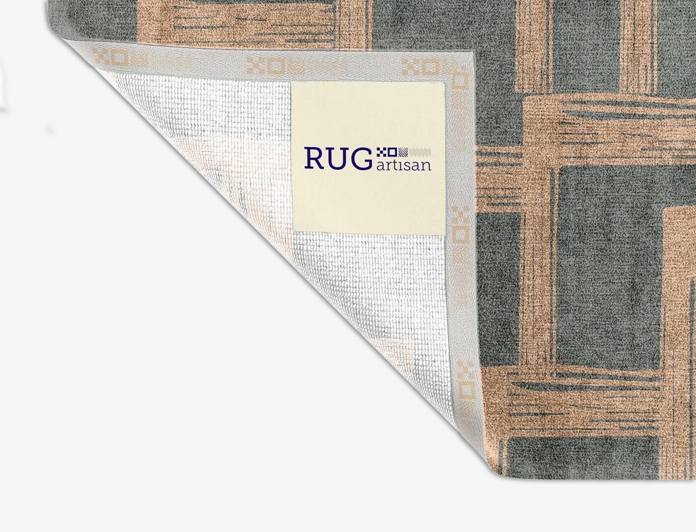 Bestille Minimalist Square Hand Knotted Bamboo Silk Custom Rug by Rug Artisan