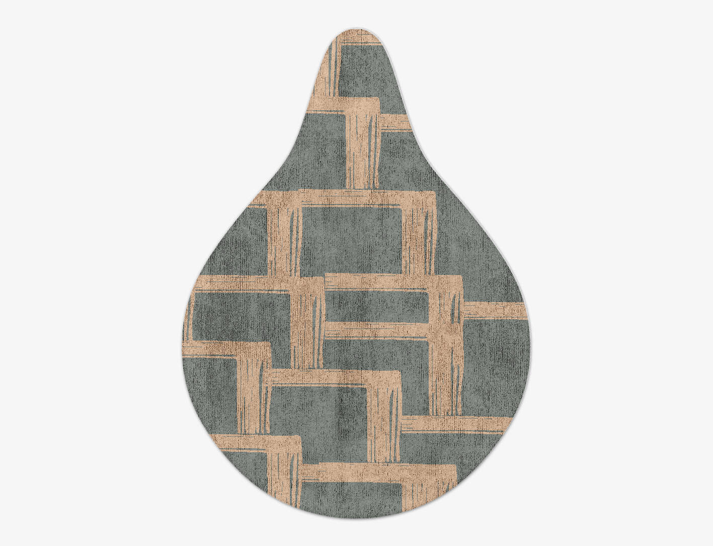 Bestille Minimalist Drop Hand Tufted Bamboo Silk Custom Rug by Rug Artisan
