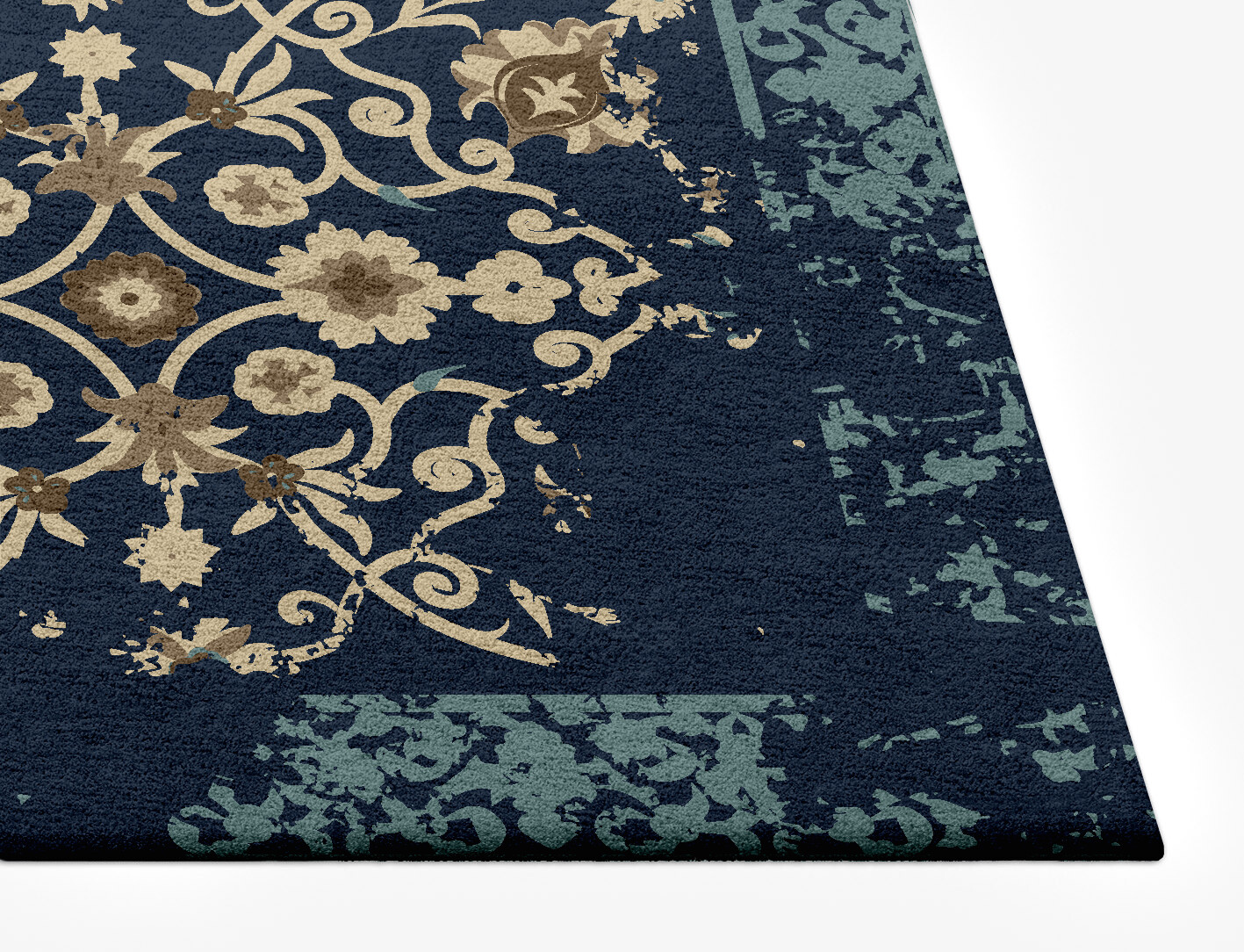Bidjar Persian Bagh Rectangle Hand Tufted Pure Wool Custom Rug by Rug Artisan
