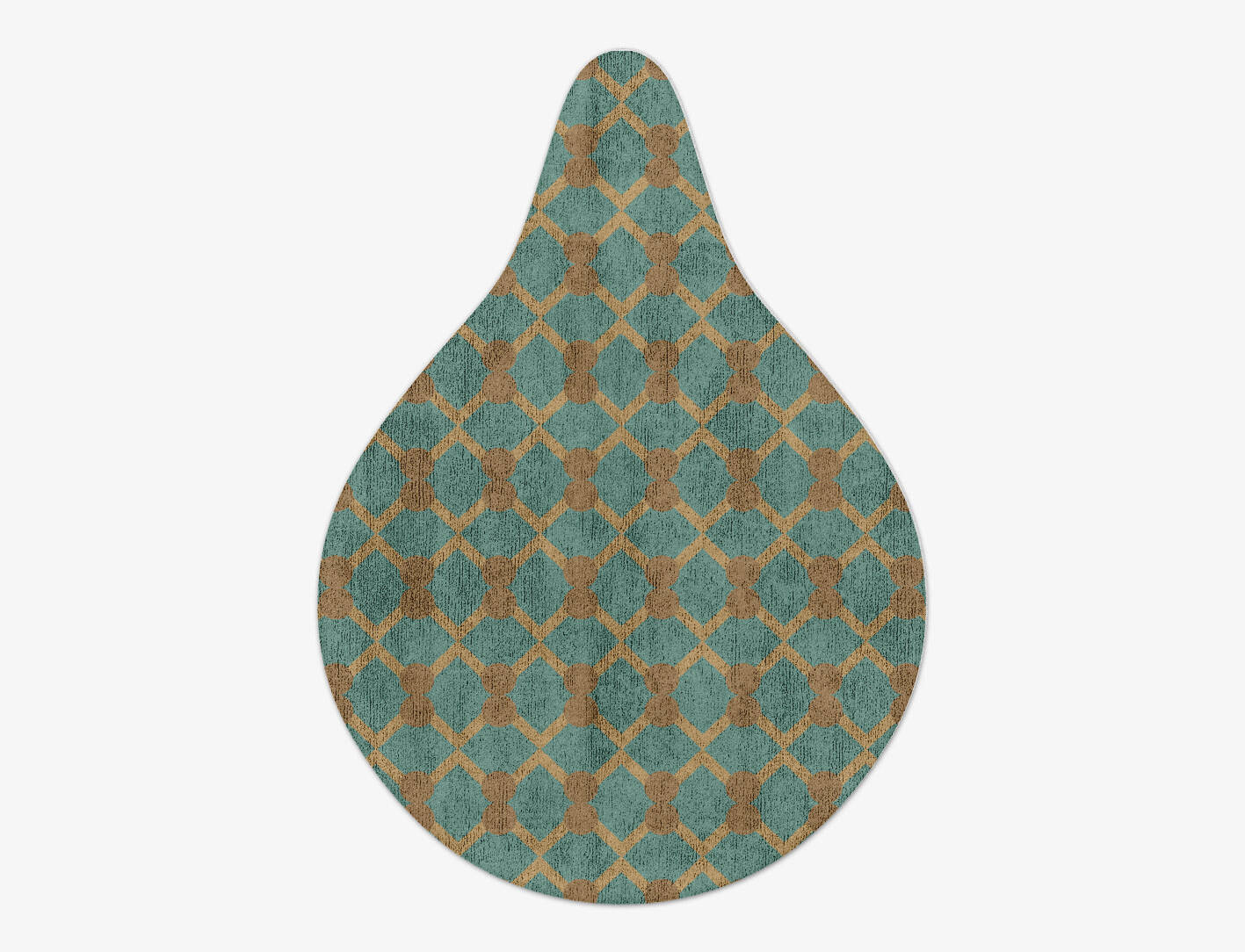 Billiard Geometric Drop Hand Tufted Bamboo Silk Custom Rug by Rug Artisan