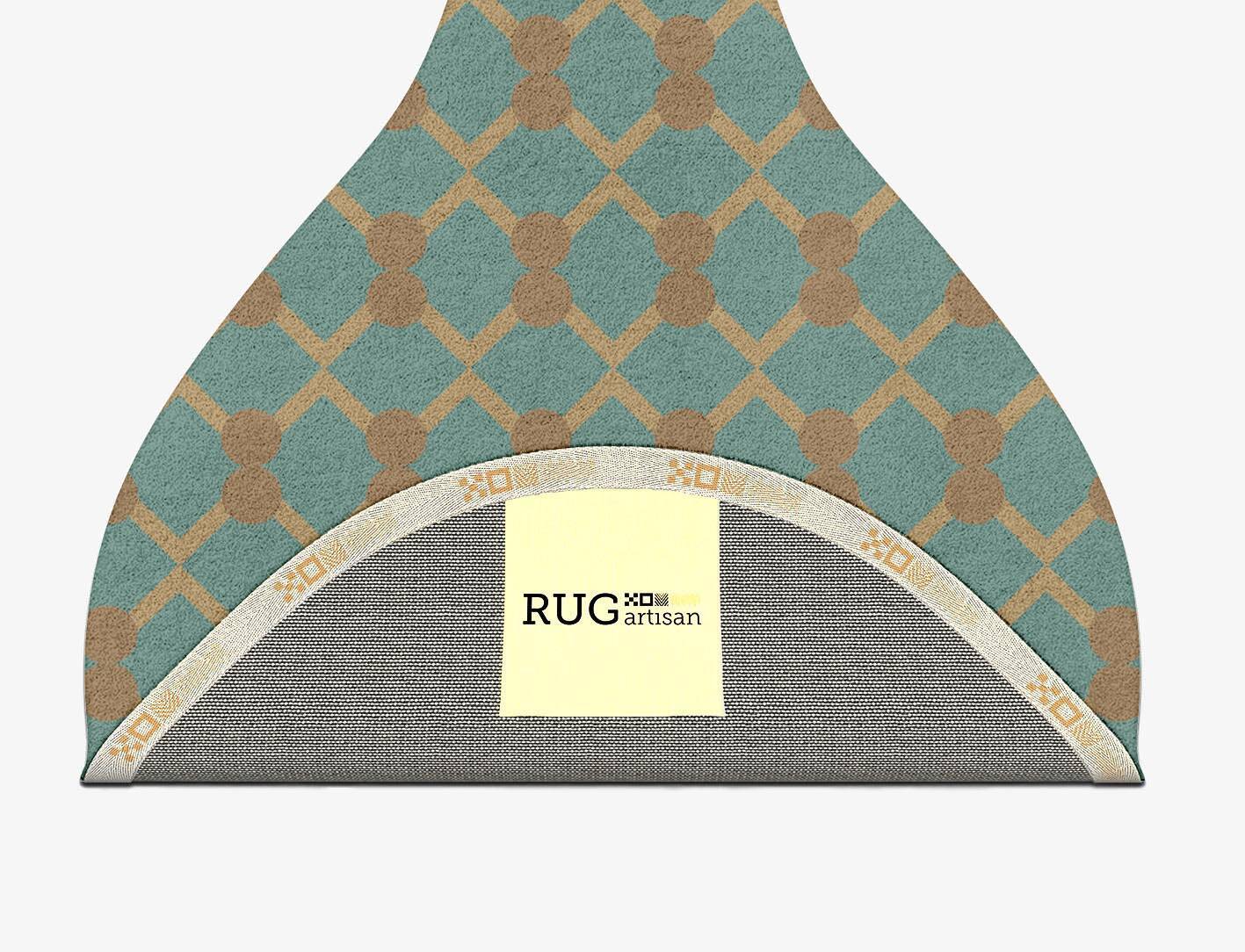 Billiard Geometric Drop Hand Tufted Pure Wool Custom Rug by Rug Artisan